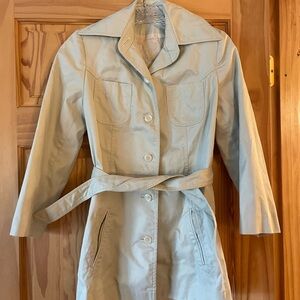 Utex Beige Trench Coat with Belt